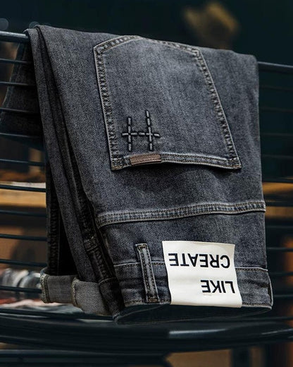 ビロイト ユーズドストレートデニムパンツ 2406