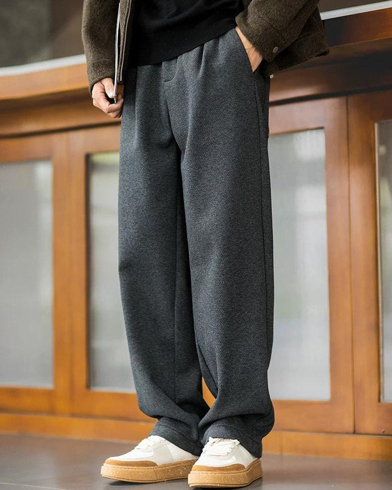 ワイメア ワイドレッグカジュアルウォームパンツ 2380