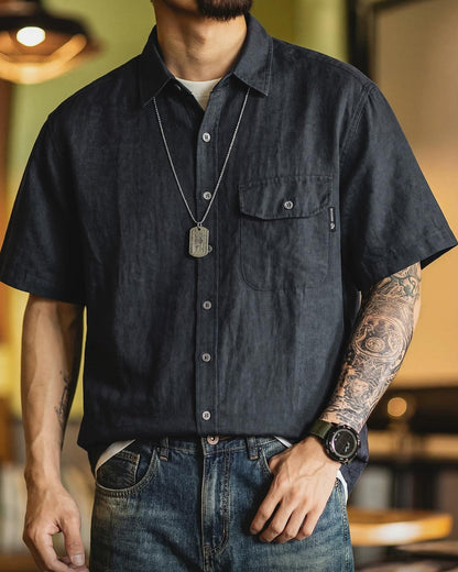 トゥクムカリ フラップポケットショートスリーブシャツ 2593