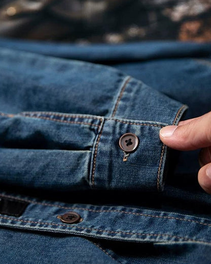 ハインズビル ビンテージウォッシュシングルポケットシャツ 2424