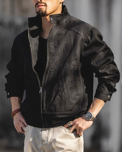 エイケン スタンドシングルフルジップブルゾン 2494