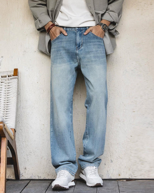 クックビル ルーズストレートデニムパンツ 2468