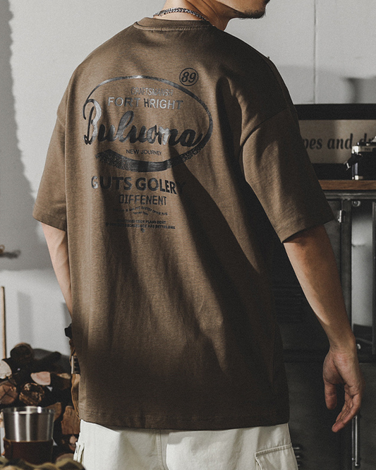 コーチェラ バックプリントヘビーコットンTシャツ1574