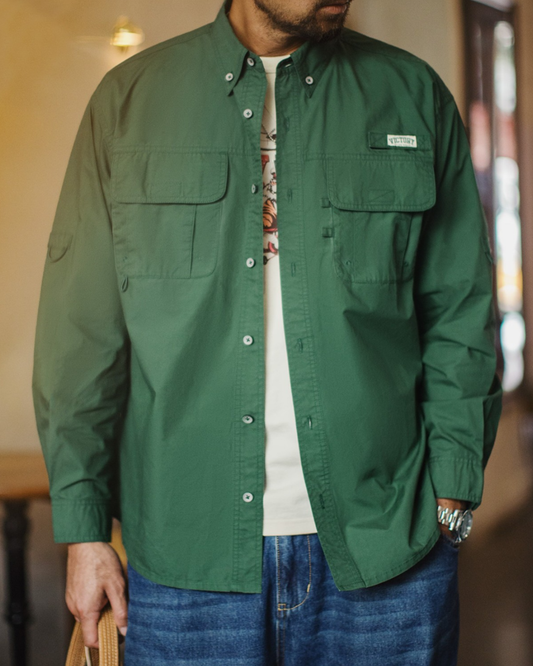 オグデン カーゴポケットボタンダウンワークシャツ 2268