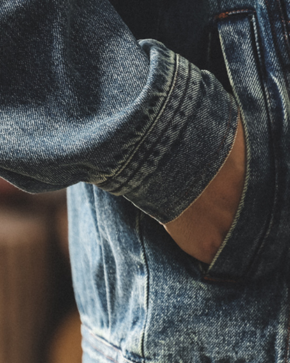 セーラム コーデュロイカラ―デニムジャケット 2202