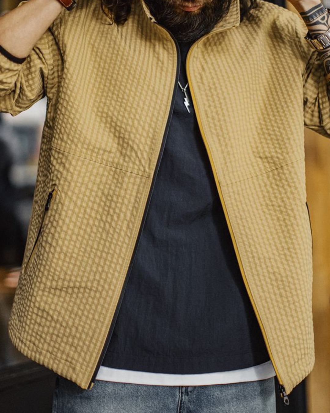 ボイジー リップルジップアップライトジャケット 2271