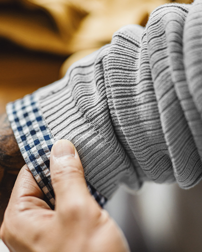 アントニア クルーネックルーズフィットリブニット 2188