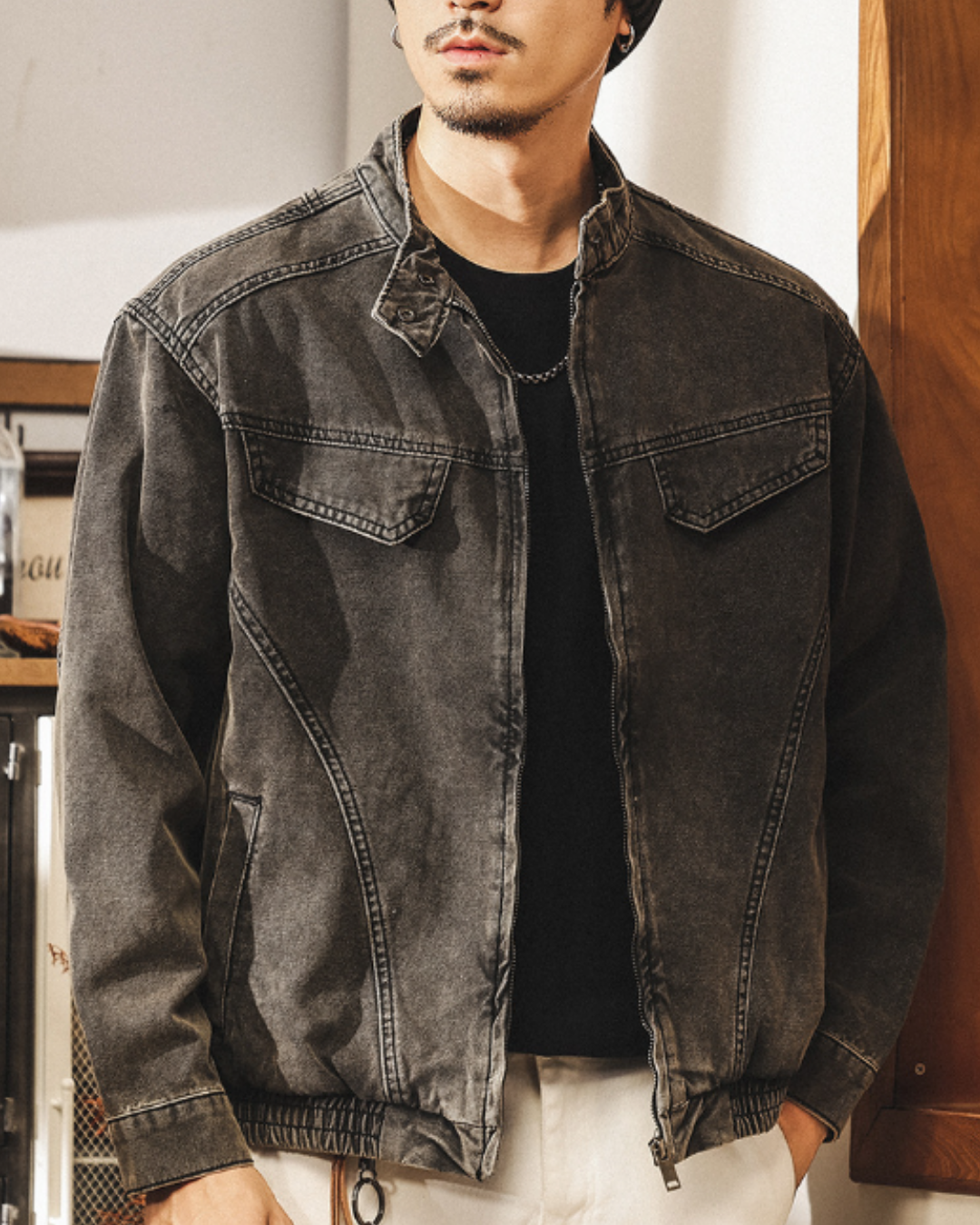 フェニックス ウォッシュドスタンドカラーブルゾン 2208