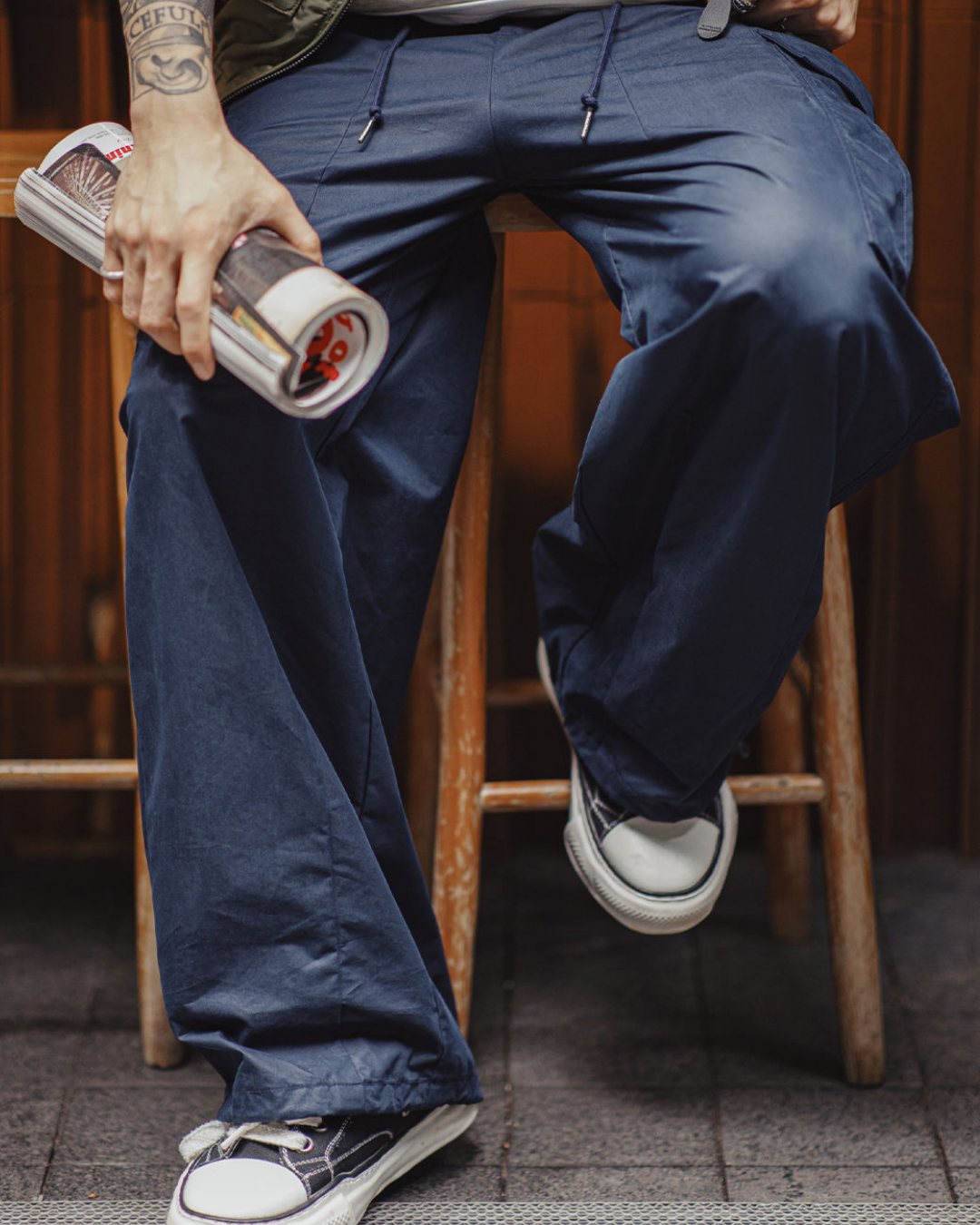 ティラムック ワイドバギードローコードカーゴパンツ 2251