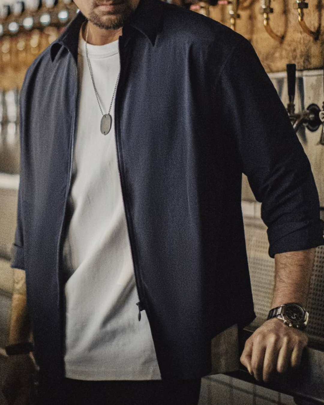 ガルベストン フルジップテックシャツジャケット 2275