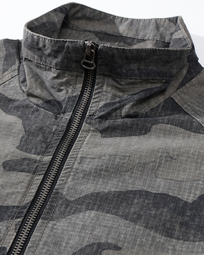 セドナ カモフラージュ柄スタンドカラーブルゾン 2209