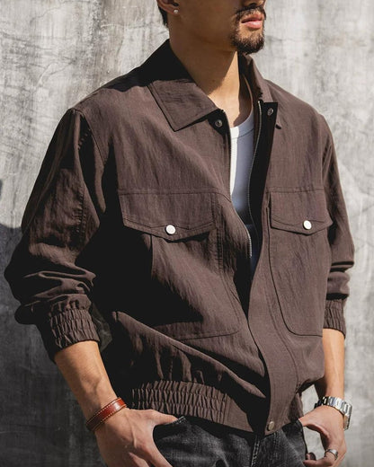 ビュート フラップポケットジップブルゾン 2475