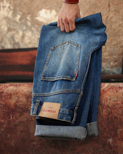 グロスター ルーズストレートデニムパンツ 2306