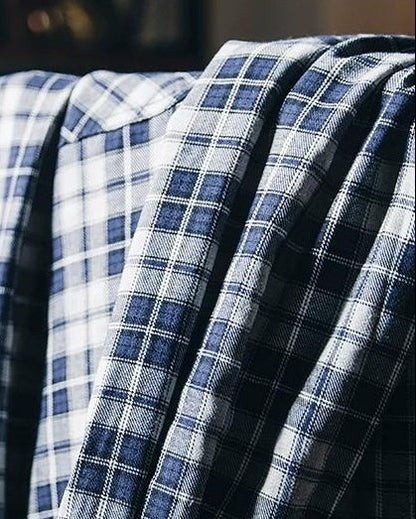 グースクリーク バイアスポケットチェックワークシャツ 2427