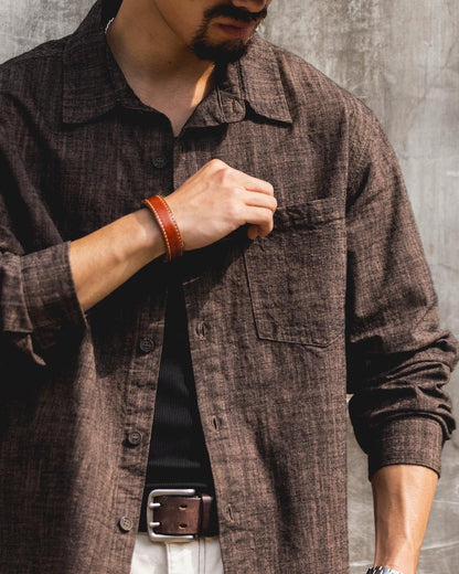 ソコロ ヴィンテージリラックスオープンカラーシャツ 2542