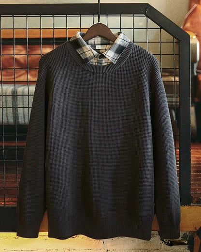 ナンタケット ドッキングシャツワッフルニット 2304