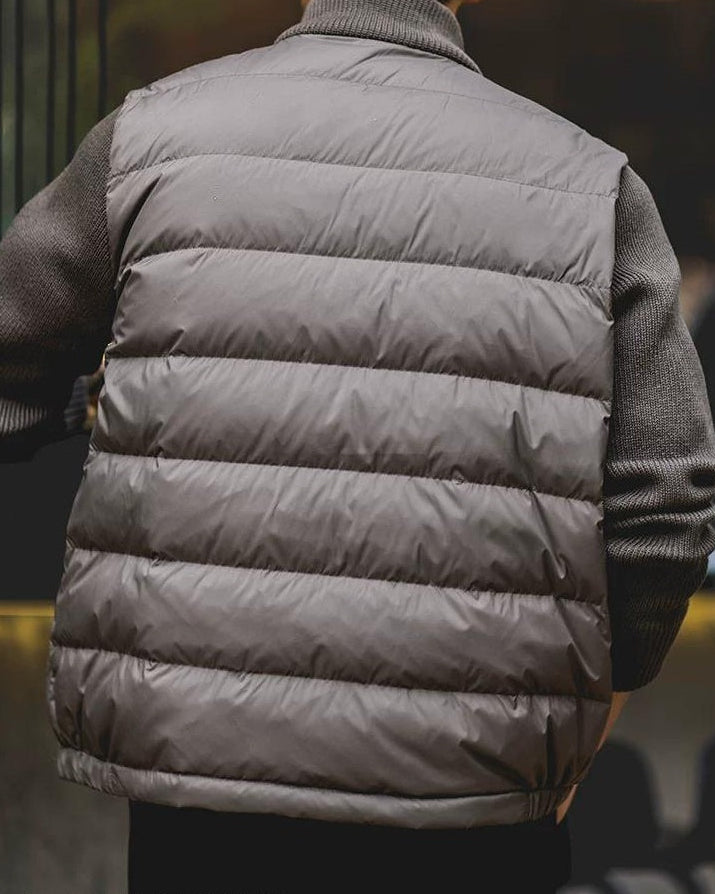 ダンベリー リブニットスリーブ切替ダウンジャケット 2375