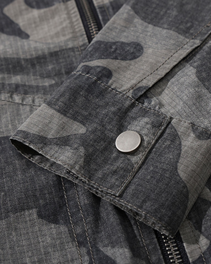 セドナ カモフラージュ柄スタンドカラーブルゾン 2209