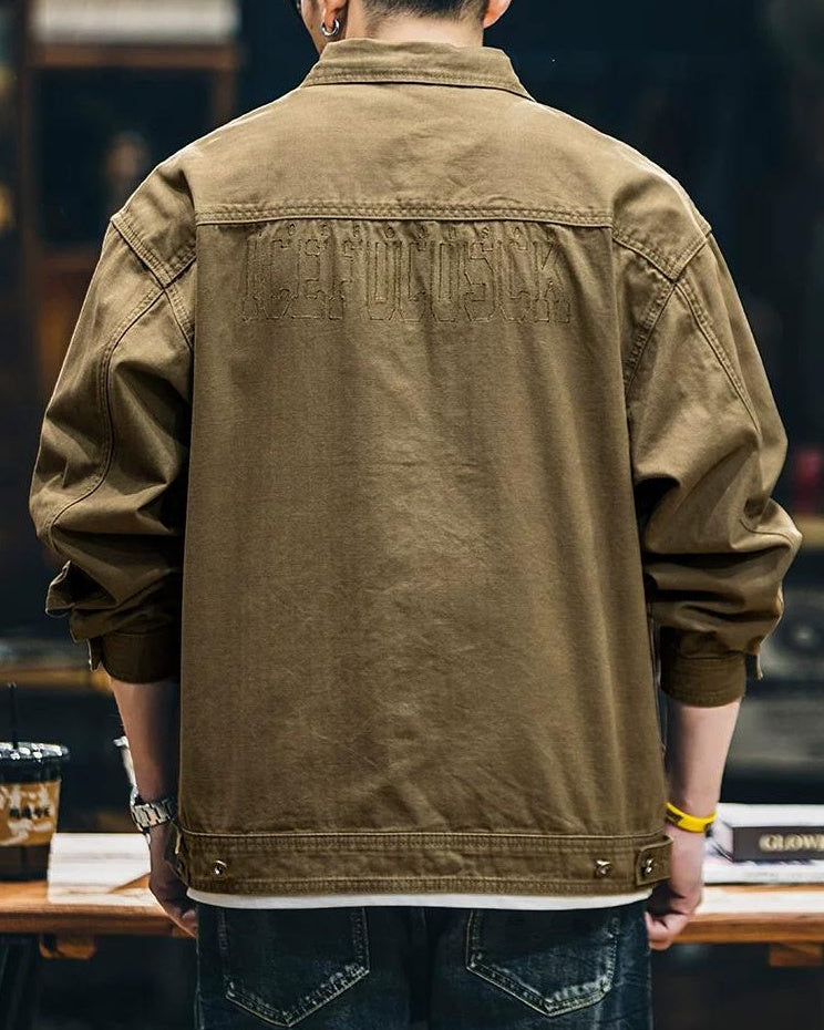 オタムワ キャンバスジップワークジャンパー 2403