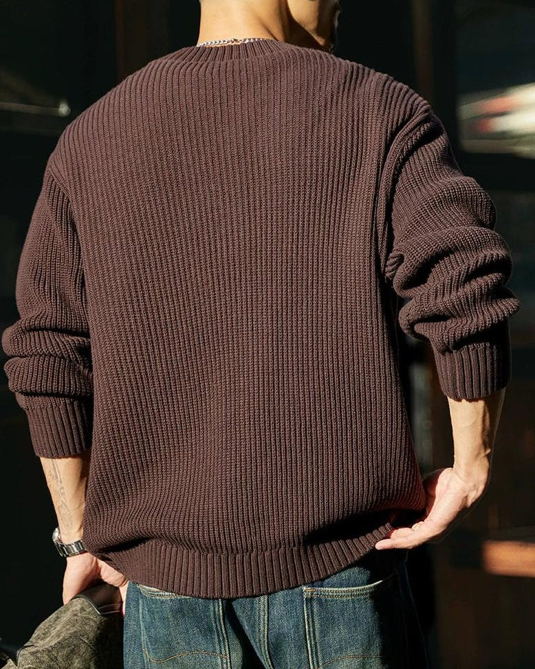 リフエ 切替デザインニットプルオーバー 2378