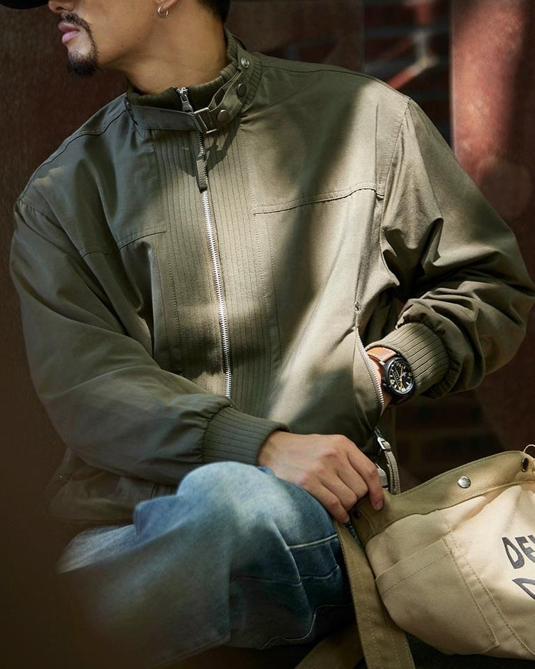 キリーン ミリタリーテイストハリントンジャケット 2329