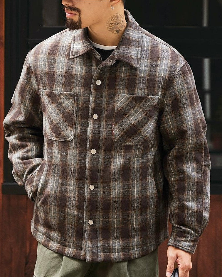 レブンワース  フランネルチェックシャツジャケット 2319