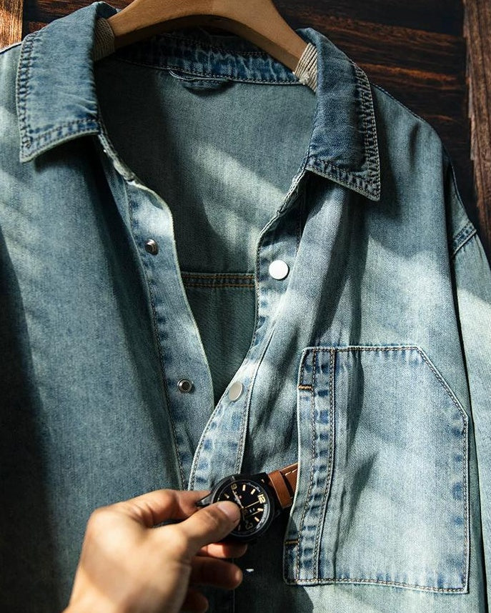 シャーロッツビル ハードフェードスナップワークシャツ 2431