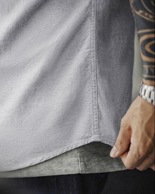 ヒーバーシティ バンドカラーシャツ 2526