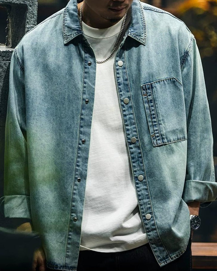 シャーロッツビル ハードフェードスナップワークシャツ 2431