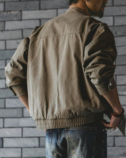 キーン スタンドカラー胸ポケジップブルゾン 2486