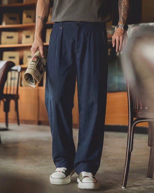 ポートアーサー ベーシックワイドストレートトラウザー 2608