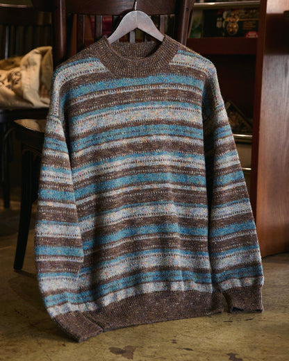 バーリントン メランジカラーマルチボーダーニット 2292