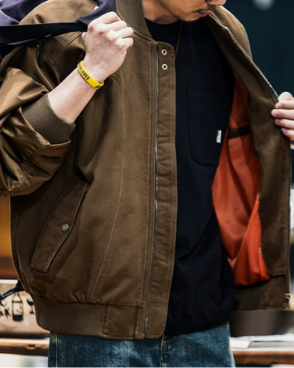 カラマズー バック刺繍フライトジャケット 2345