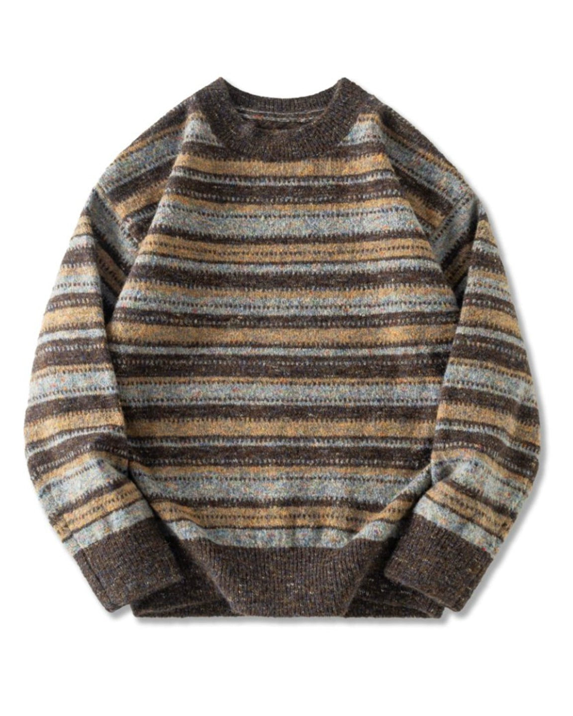 バーリントン メランジカラーマルチボーダーニット 2292