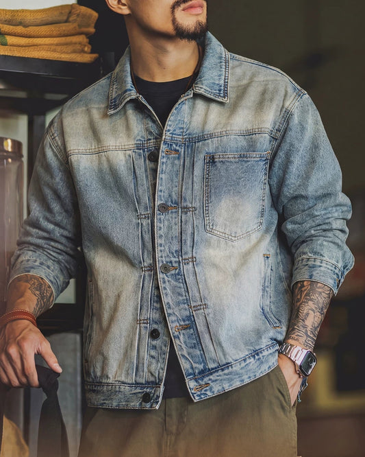 ルイスバーグ ウォッシュドグラデーションデニムジャケット 2559