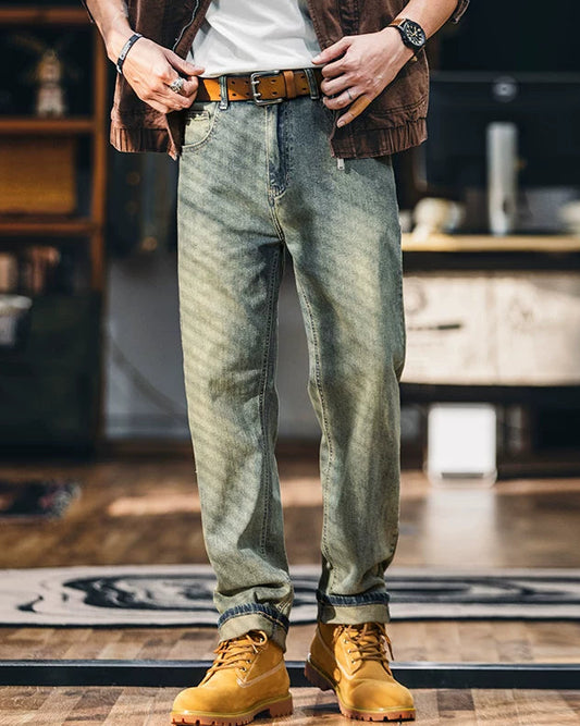 ベセル ヴィンテージエイジングストレートジーンズ 2449