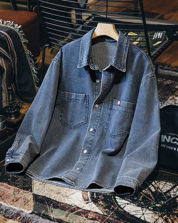 ティフトン シェブロンリベットワークシャツ 2423