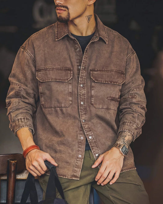 シルバ ダブルポケットダメージワークジャケット 2552