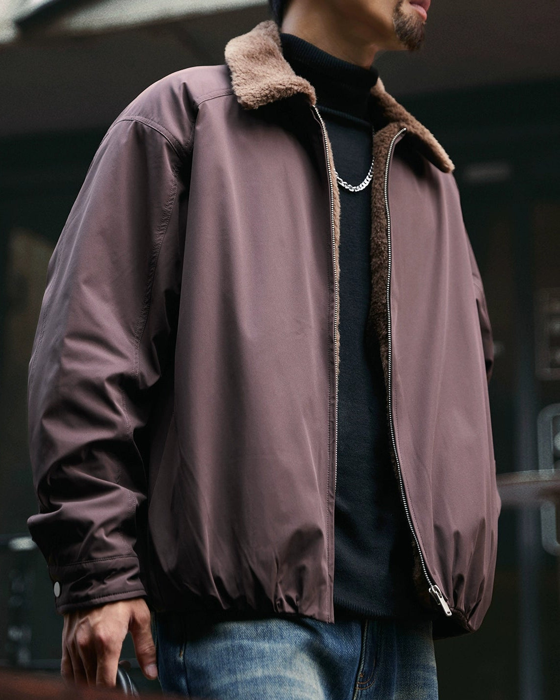 オーガンクイット 裏ボアフライトジャケット 2298