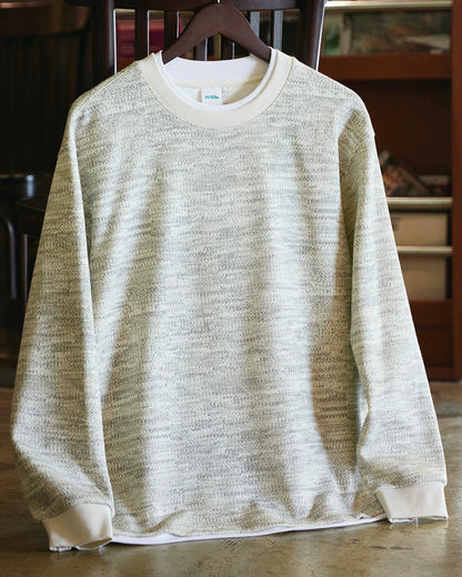 エルコ ヘザーテクスチャーニットスウェット 2321