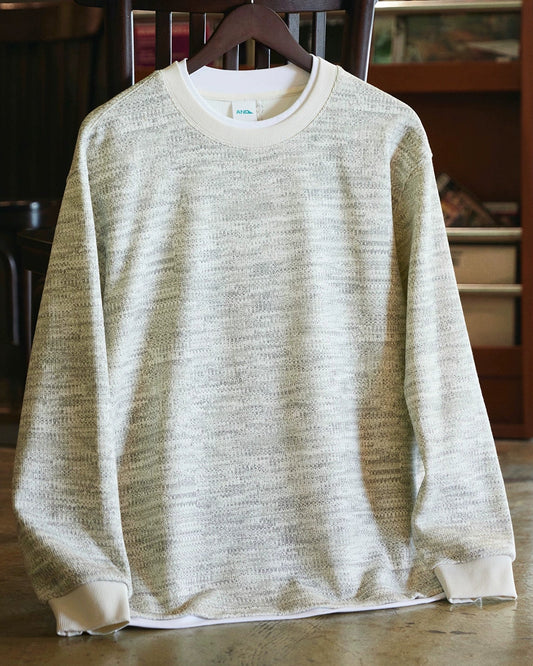 エルコ ヘザーテクスチャーニットスウェット 2321