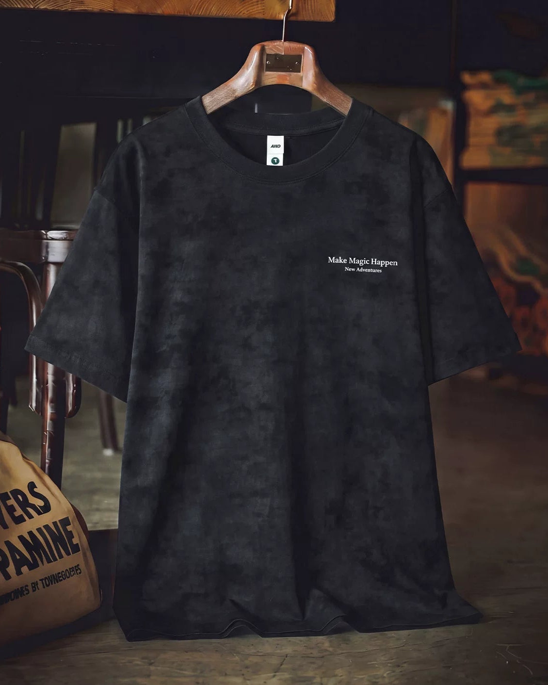 ヒックスビル タイダイウォッシュレタードTシャツ 2706