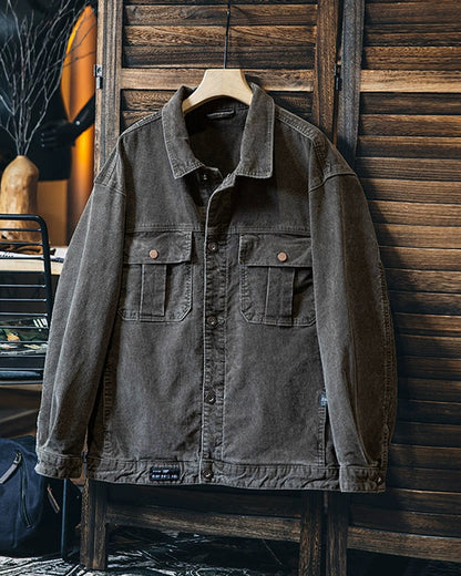 エバンズビル ダブルポケットコーデュロイワークジャケット 2342