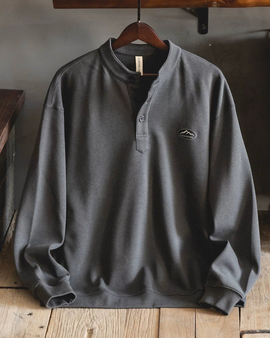 シェルトン ヘンリーカラースウェットシャツ 2519