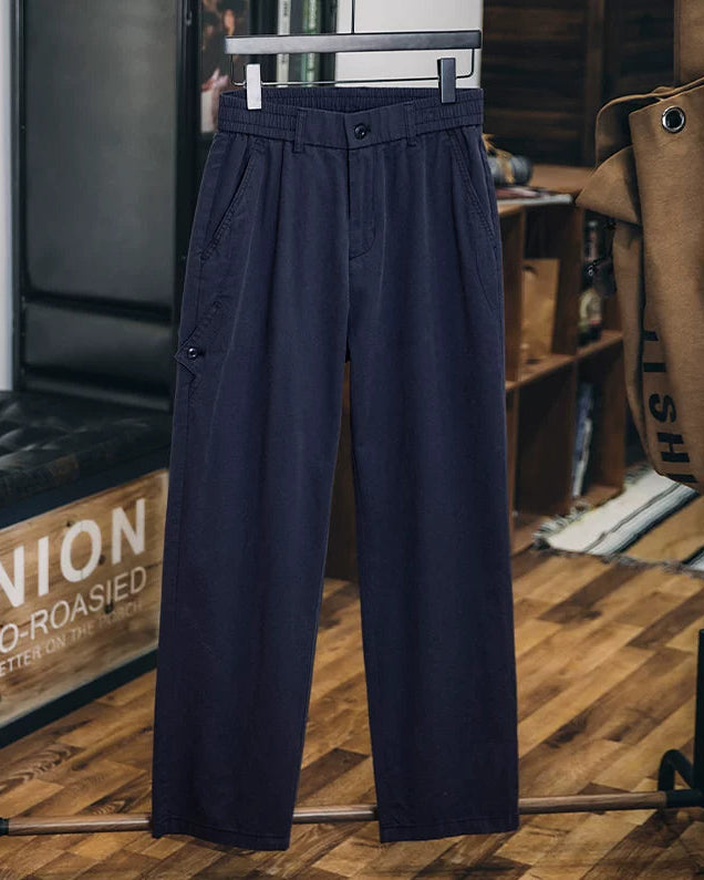 エジソン サイドボタンストレートワークパンツ 2437