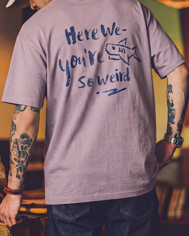 ハビランド レタードバックプリントTシャツ 2709