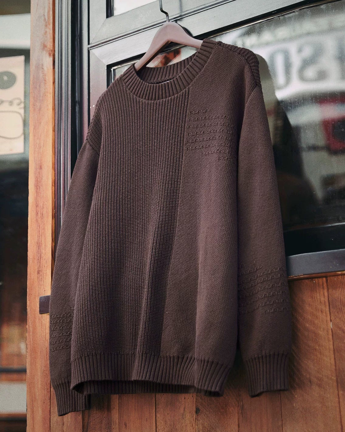 リフエ 切替デザインニットプルオーバー 2378