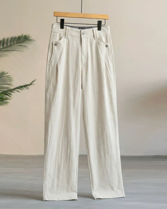 バーニー タックストレートテーパードワークパンツ 2540