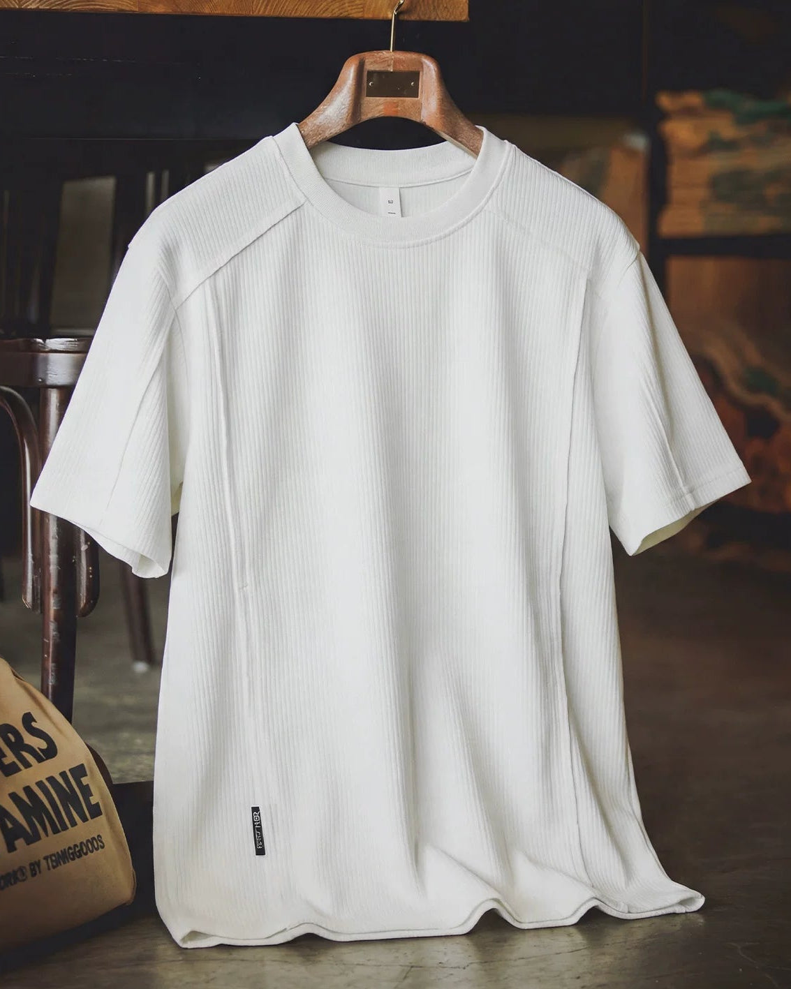 ベントンハーバー リバースシームテクスチャーTシャツ 2649