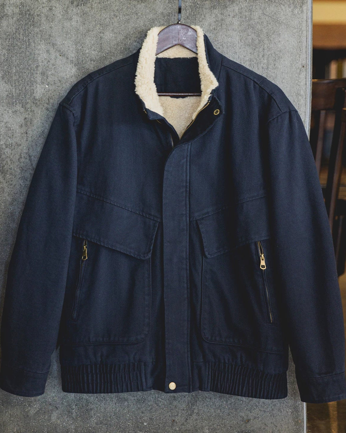 サマービル 裏ボアスタンドカラージャケット 2377